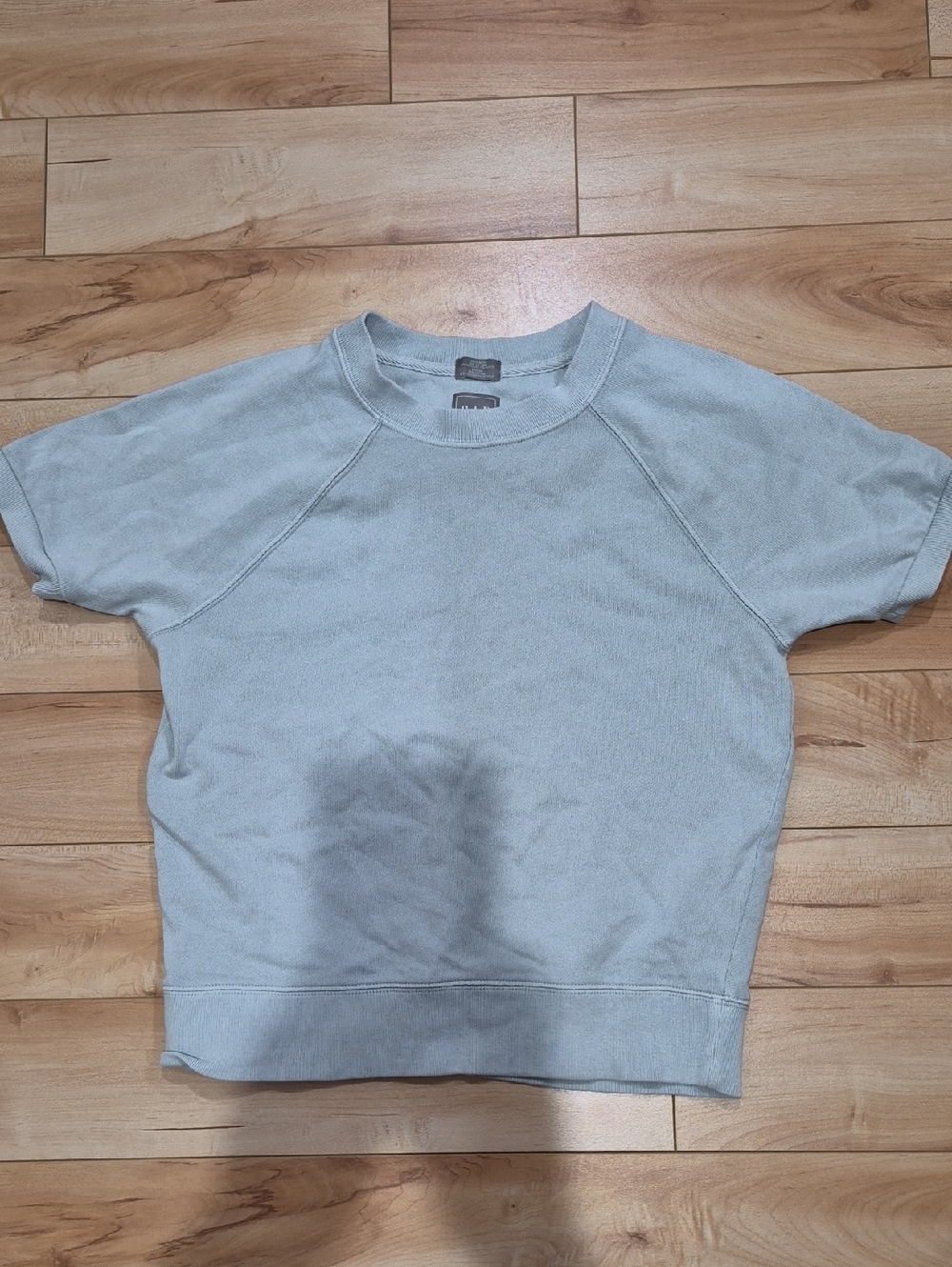 GAP Women's Size XS Light Green Short Sleeve Sweatshirt